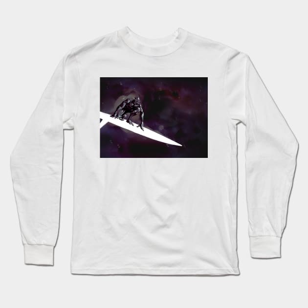 Silver Surfer Long Sleeve T-Shirt by p.bombka